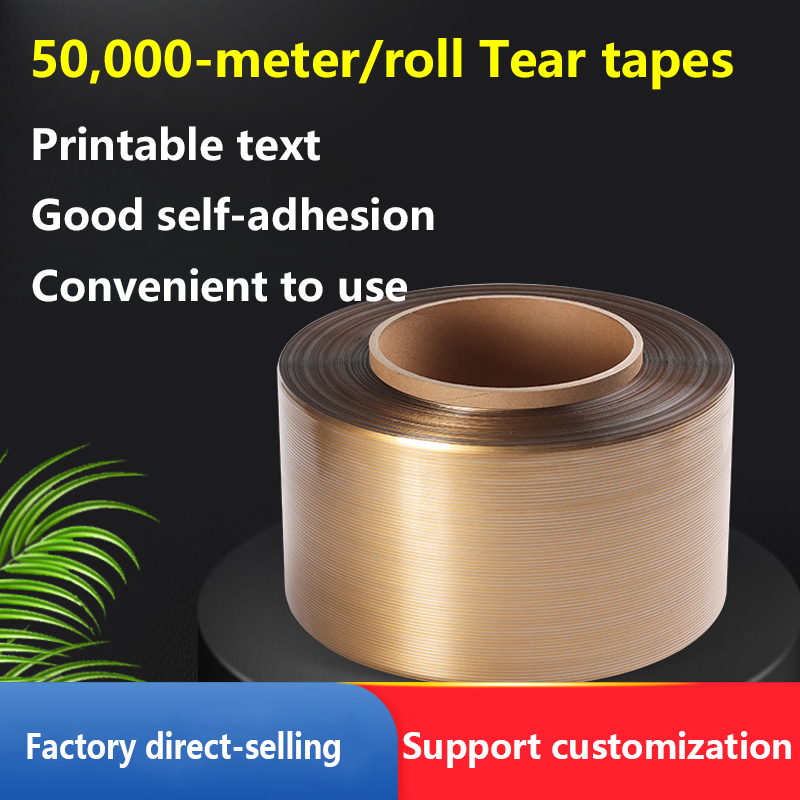 Golden transparency Tear tape