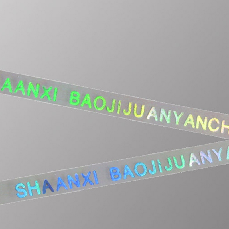 Bopp color printed tear tape is used as tear tape 